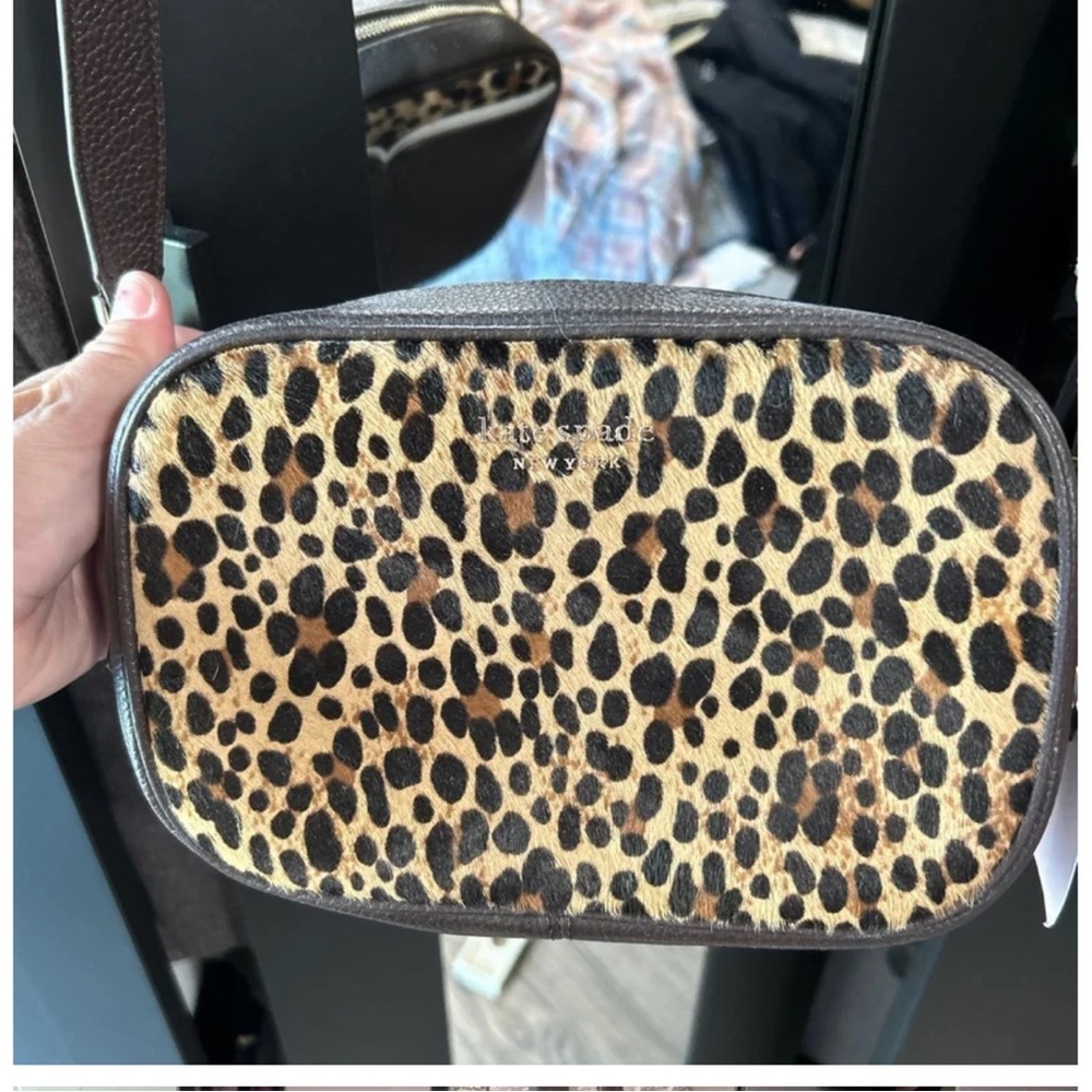 Kate Spade Crossbody animal print bag. NWT